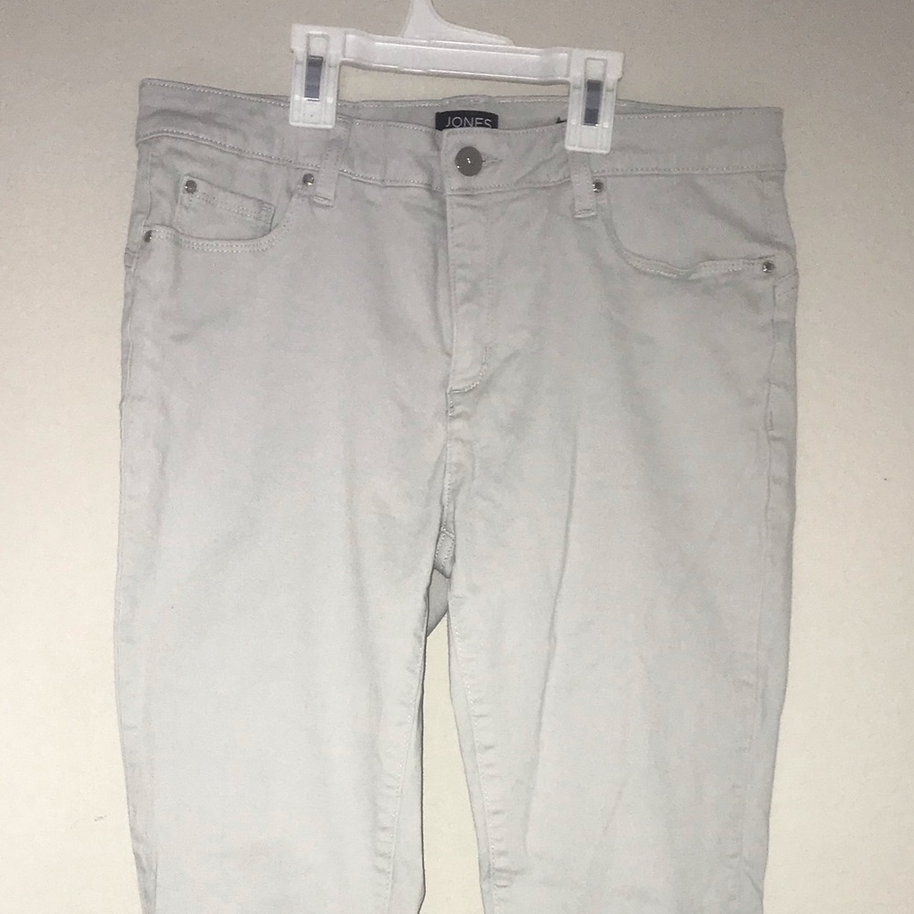 Light Grey/White Skinny Jeans